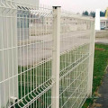 hot dip galvanized accordion fence Welded wire mesh fence with curves
